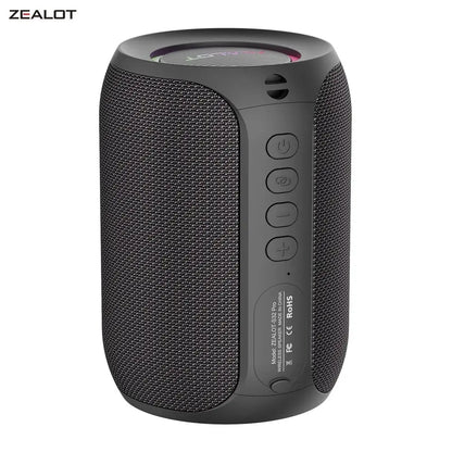 S32PRO 15W Waterproof Portable Bluetooth 5.2 Speaker - Mini TWS Column Box with TF Card Support for Outdoor Adventures