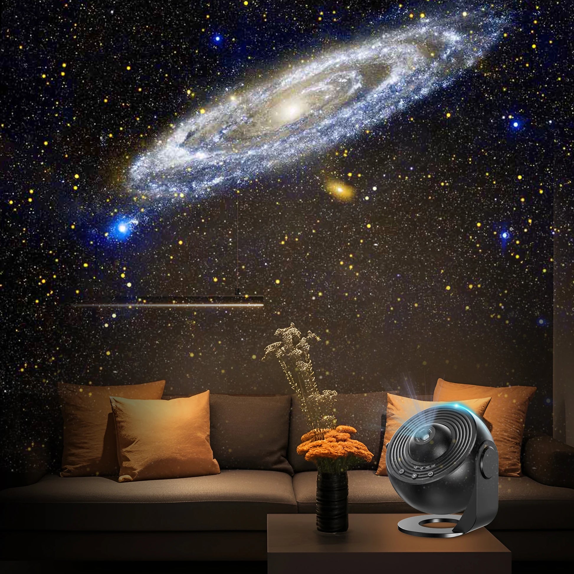 Transform Your Space with the Galaxy Projector: Stunning Starry Sky Night Light & Solar System Constellation for Kids' Bedrooms