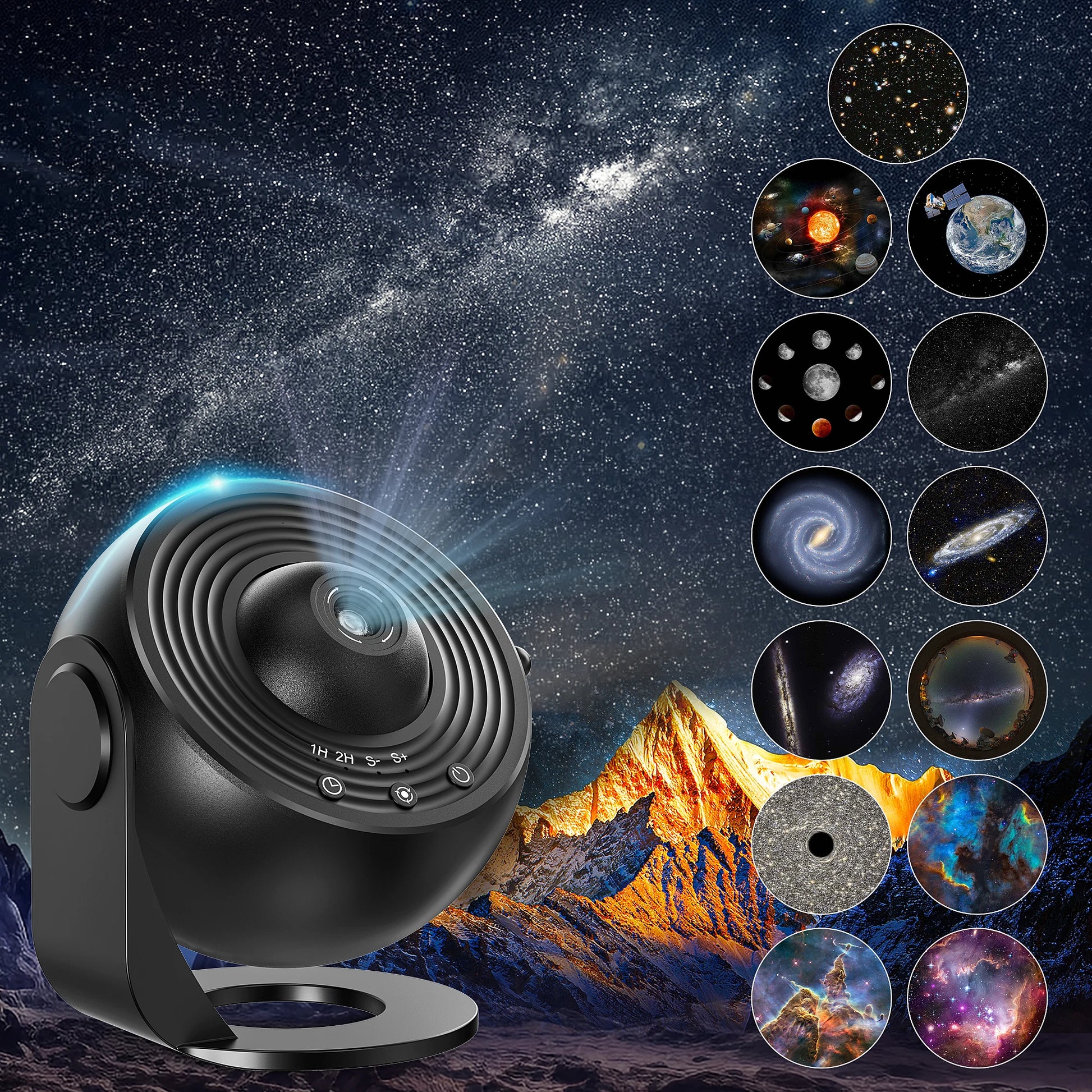 Transform Your Space with the Galaxy Projector: Stunning Starry Sky Night Light & Solar System Constellation for Kids' Bedrooms