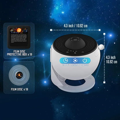 Transform Your Space with the Galaxy Projector: Stunning Starry Sky Night Light & Solar System Constellation for Kids' Bedrooms