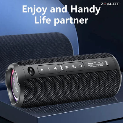 S49 Pro 20W Portable Bluetooth Speakers - Powerful Subwoofer with 10 Hours Playtime & 3000mAh Battery