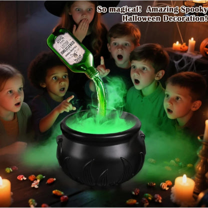 Enchanting Black Wizard Bowl with Magic Float Bottle & Diffuser - Perfect for Spooky Halloween Parties and Haunted Home Decor!