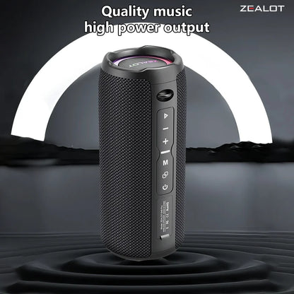 S49 Pro 20W Portable Bluetooth Speakers - Powerful Subwoofer with 10 Hours Playtime & 3000mAh Battery