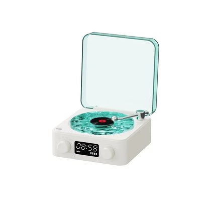 Retro Waves Bluetooth Vinyl Player with RGB Light - Sleep Aid Turntable Speaker with White Noise
